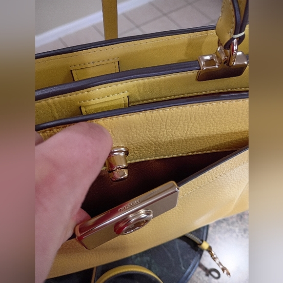 Coach Lane Carryall Satchel Handbag - Picture 13 of 16